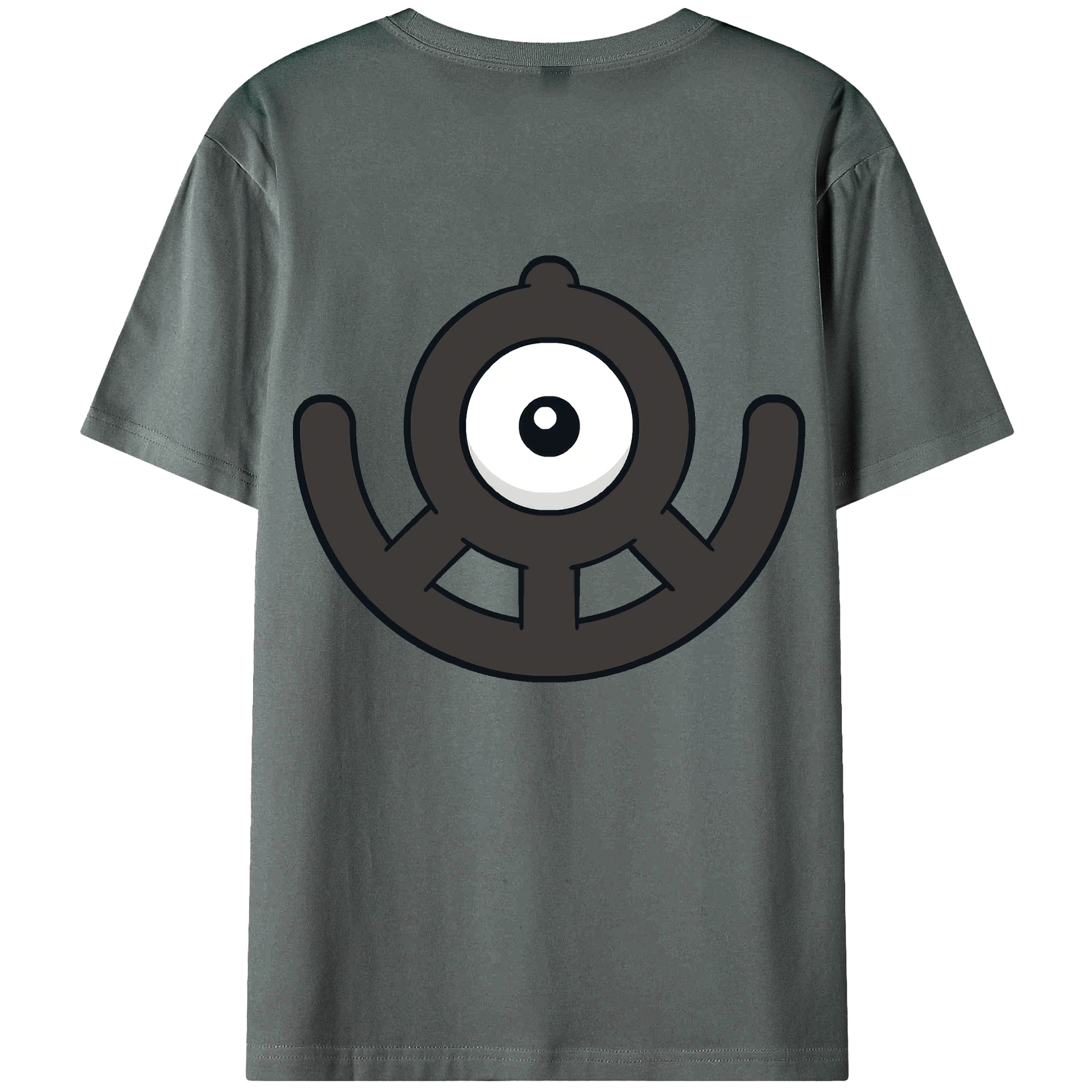 （画像用） ポケットモンスター Pokémon 綿100％ メンズ半袖Tシャツ（バックプリント） 通気性